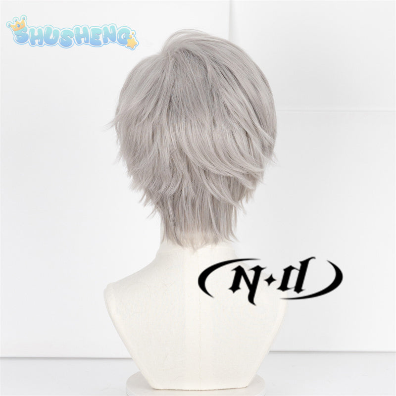 Love and Deepspace Sylus Cosplay Costume Wig Halloween Party for Women Girls Props Carnival Role Play Set