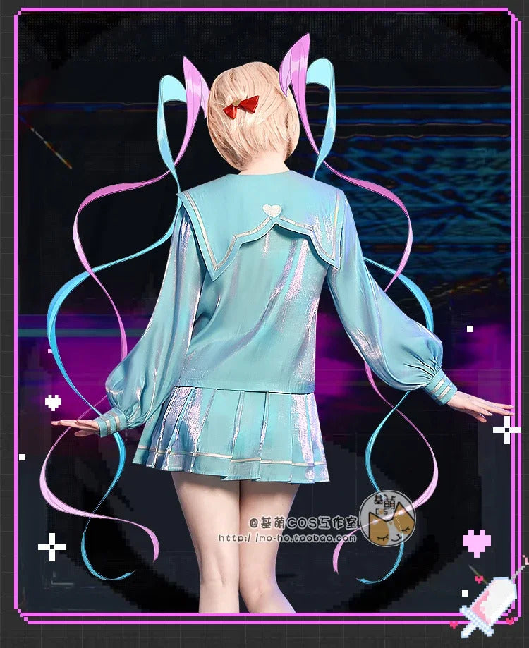 NEEDY GIRL OVERDOSE Rain Cosplay Costume Uniform Halloween Carnival Party Christmas Play Role Clothes Clothing for Women