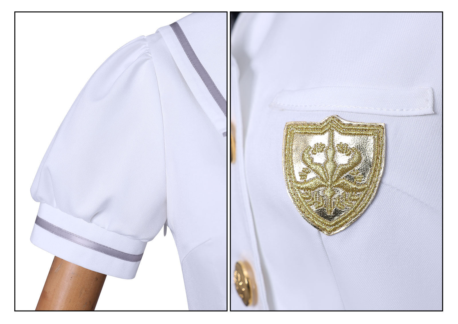 Anime BanG Dream! Ave Mujica Wakaba Mutsumi Cosplay Costume Japan South Korea White School Uniform Dress Wig Woman Kawaii Suit