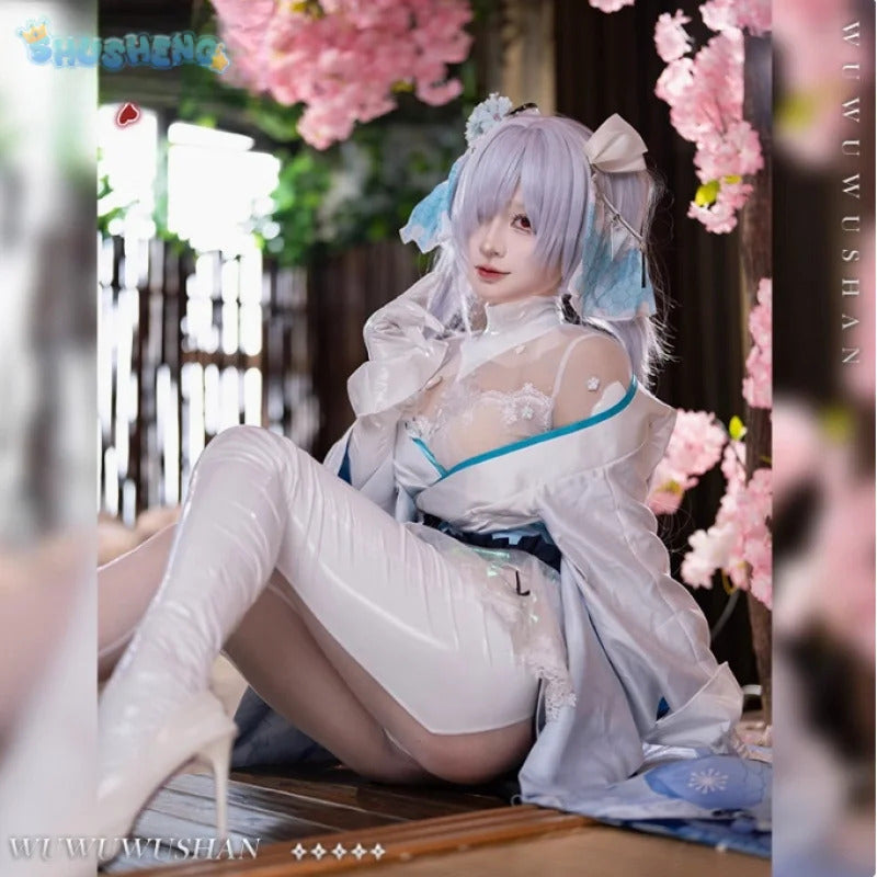 NIKKE:The Goddess of Victory Cinderella Cosplay Costume Halloween Party Elegant Kimono Dress Props Wig Gloves Woman New Uniform