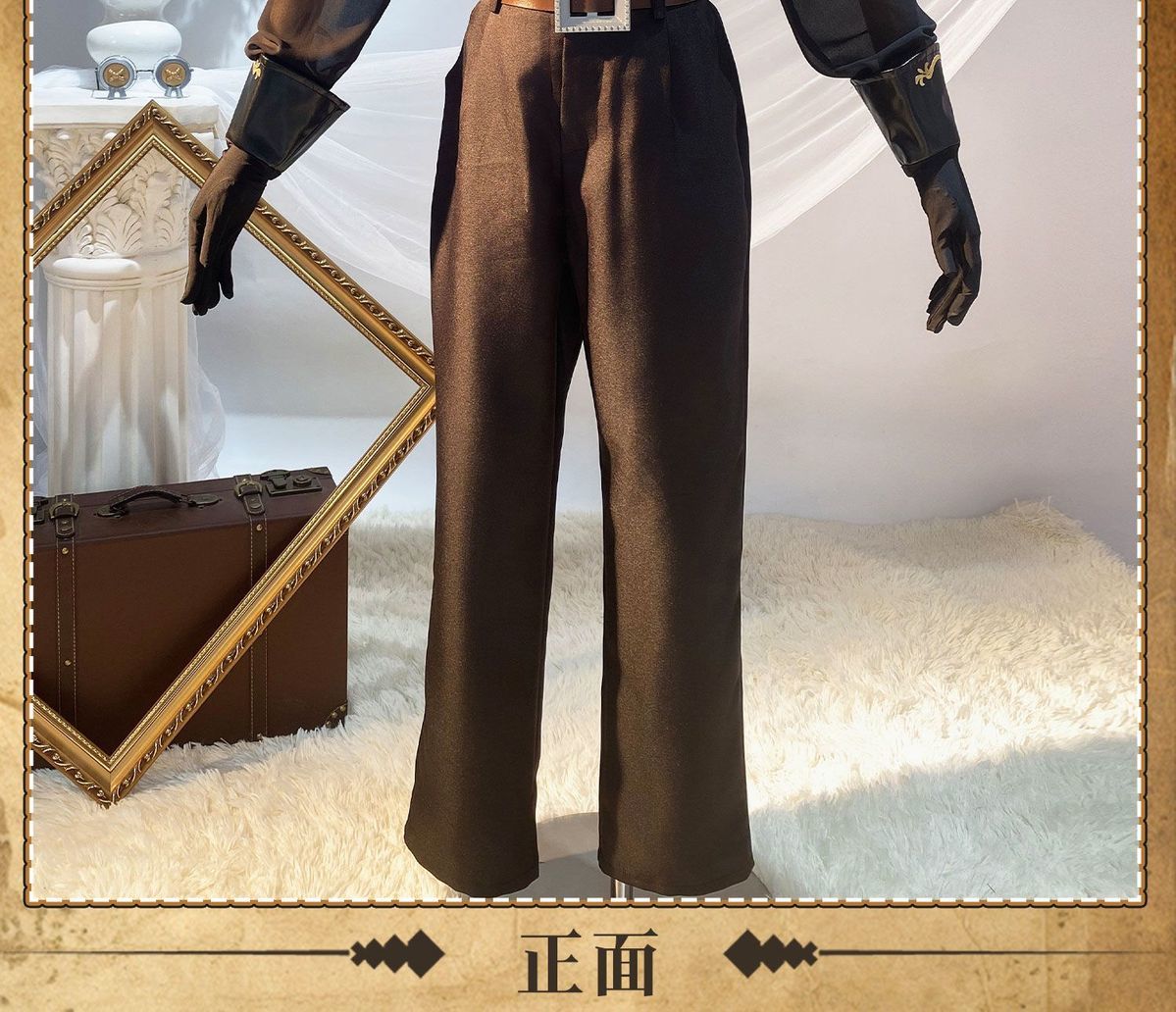 Game Identity Ⅴ Norton Campbell Prospector Cosplay Costume Hat glasse jewelr props Halloween party handsome uniform complete set