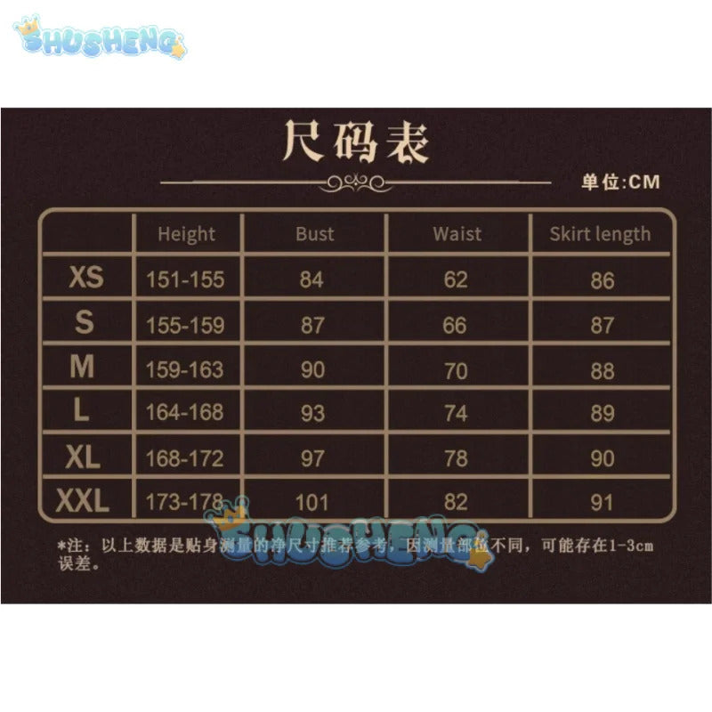Love and Deepspace Heroine Cosplay Costume Daily wear Uniform Dress Women Halloween Party Daily Outfit Game