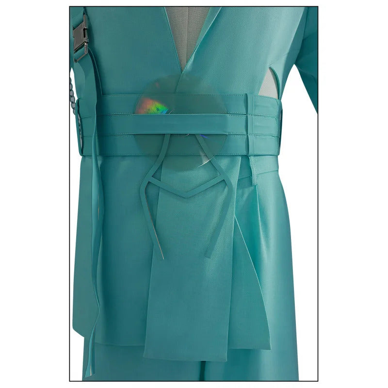 Shusheng-N Anime Alien Stage Luka R7 Cosplay Blink Costume New blue suit pants accessory set Halloween carnival fashion men women uniform