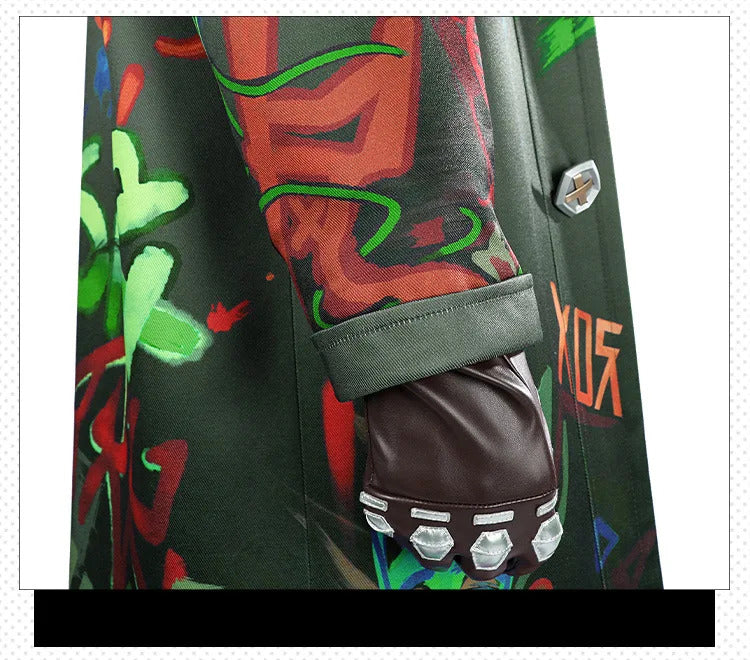 LoL Arcane:League of Legends2 Ekko Cosplay Costume Game Party Uniform Hallowen Carnival Role Clothes Clothing Shusheng