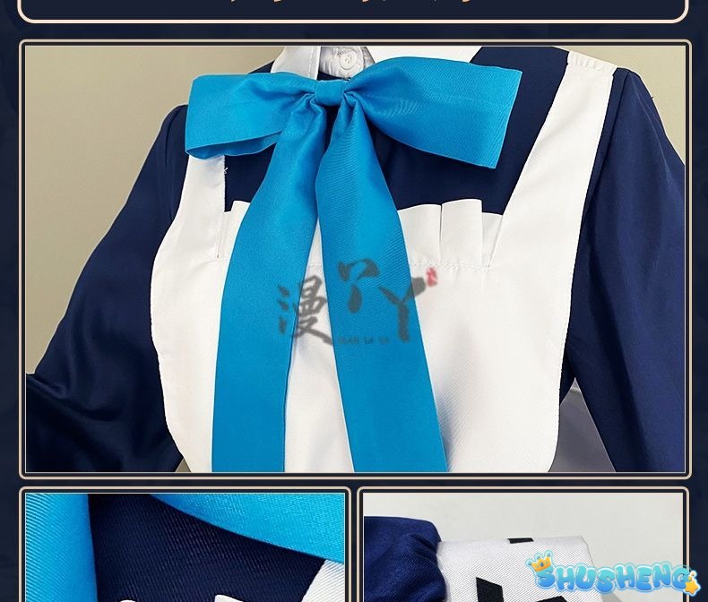Anime Game Blue Archive Cosplay Saiba Midori Saiba Momoi Costume Maid Uniform Lolita Cat Ears Tail For Halloween Customized