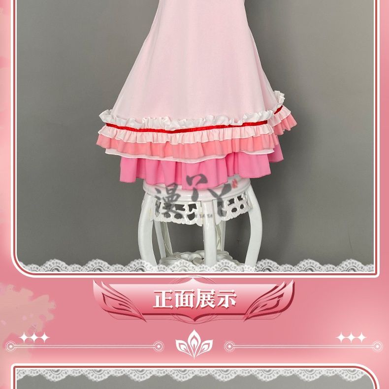Anime Yosuga No Sora Kasugano Sora Cosplay Costume Girl Sweet Lolita Dress Pajamas Summer Nightgown Ruffle Nightwear Clothes