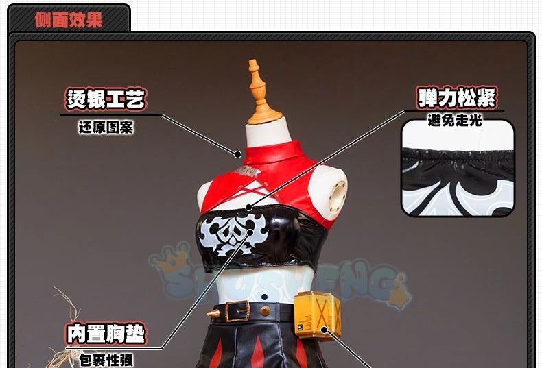 Shusheng Zenless Zone Zero Burnice Whita Game Suit Lovely Uniform Cosplay Costume Halloween Party Role Play Outfit Women S-XXL