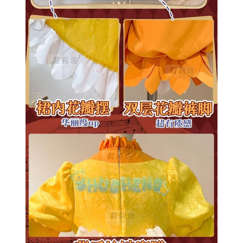 Anime Rozen Maiden Hinaichigo Souseiseki Cosplay Costume Halloween Carnival Sweet and Cute Lolita Dress and Accessories Girl Set