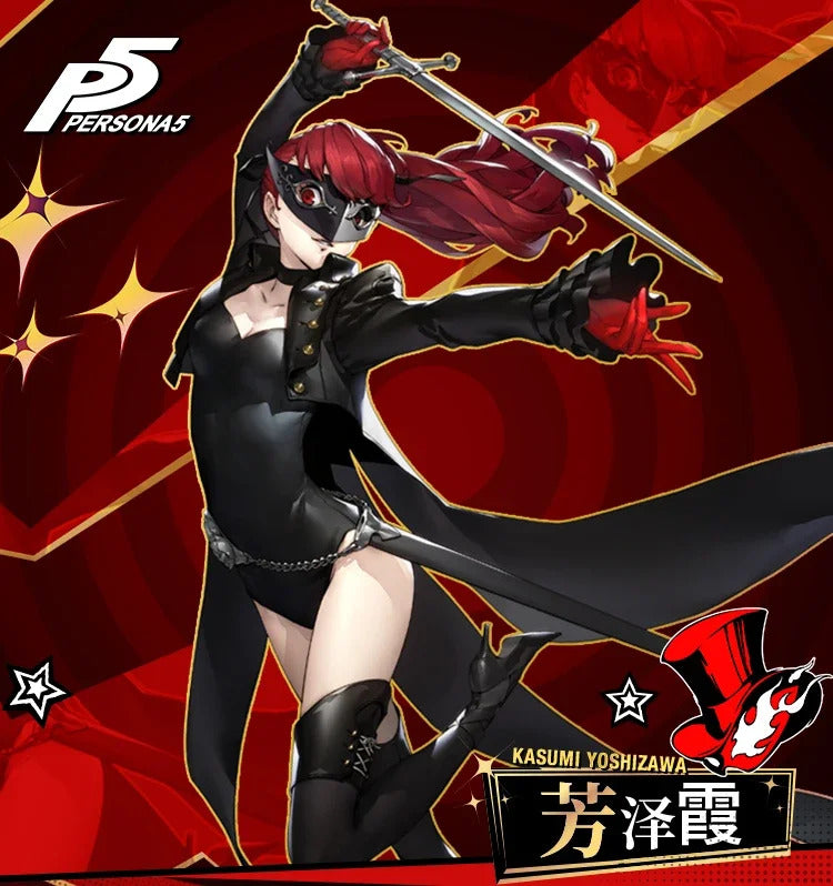 Anime P5 Persona Kasumi Yoshizawa Cosplay Costume Uniform Halloween Carnival Party Christmas Play Role Clothes Clothing Shusheng