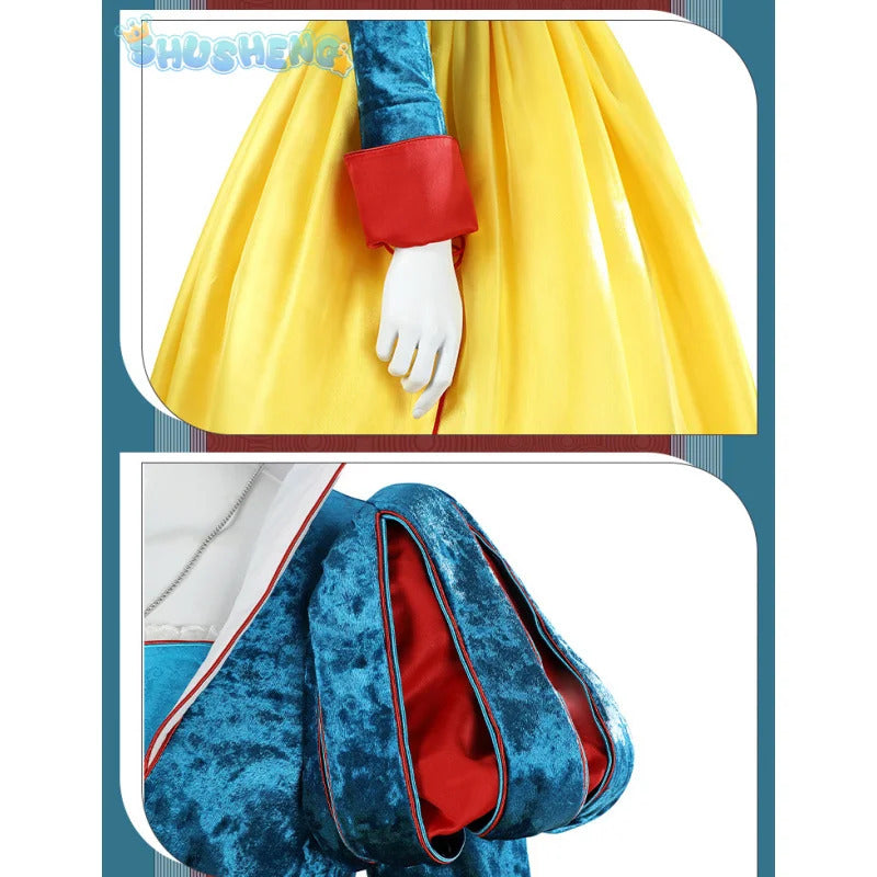 New Movies of 2025 Snow White cosplay Costume Adult and Child Sizes Fairy Tale Sweet Princess Dress Halloween Ball Woman Uniform