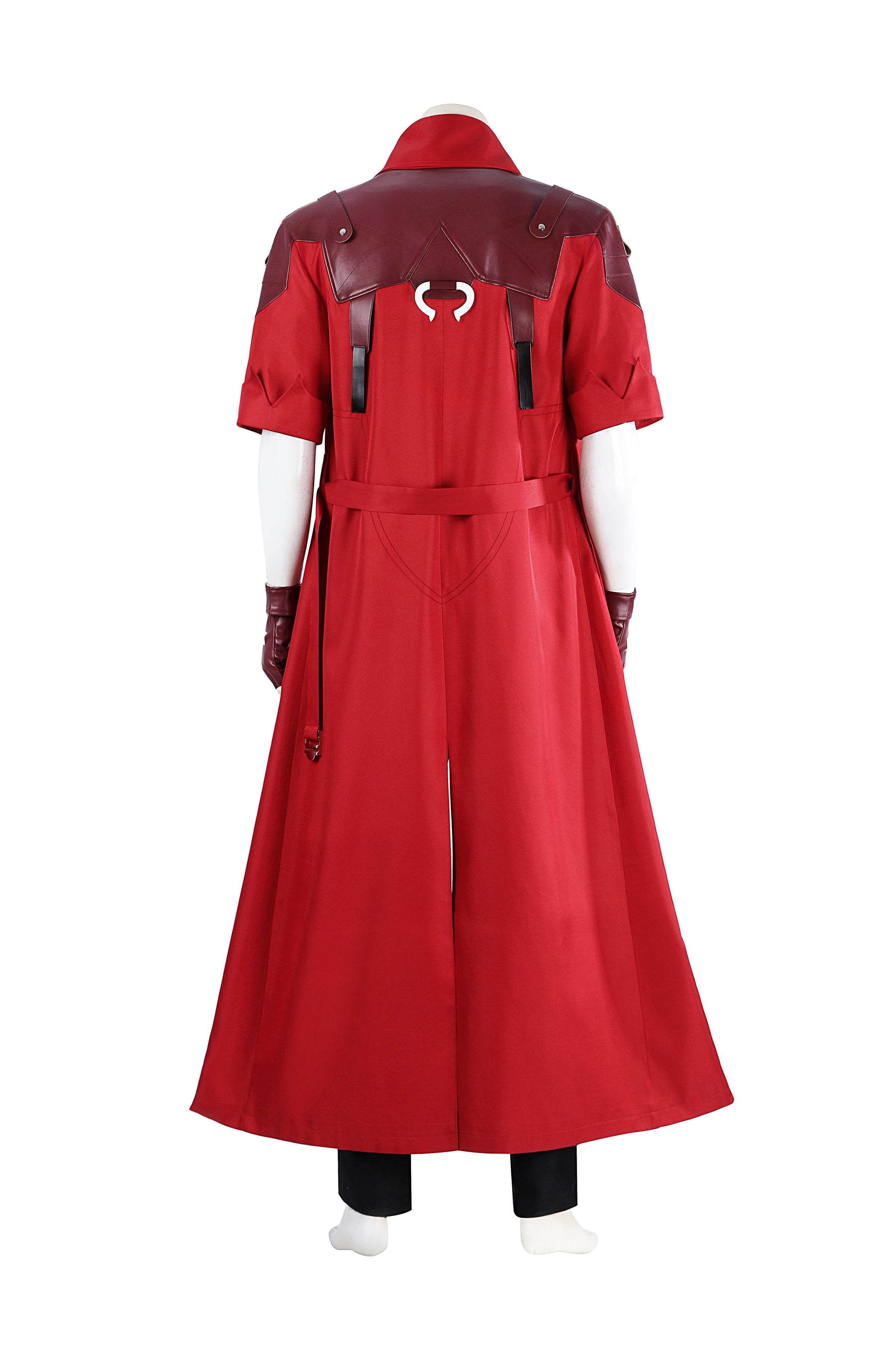 Devil Cos May Cry 3 Cosplay Costumes Dante Men's Game Uniforms Wig Red Long Poncho Jacket Set Halloween Carnival Costumes