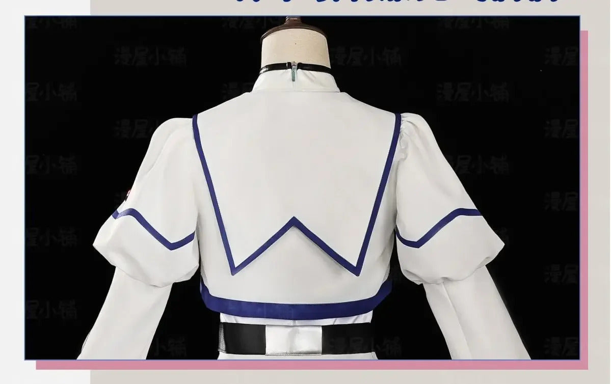 Magical Girl Takamachi Nanoha Cosplay Costume Magic Cannon Combat Suit Halloween Carnival Party Christmas Play Role  Clothing