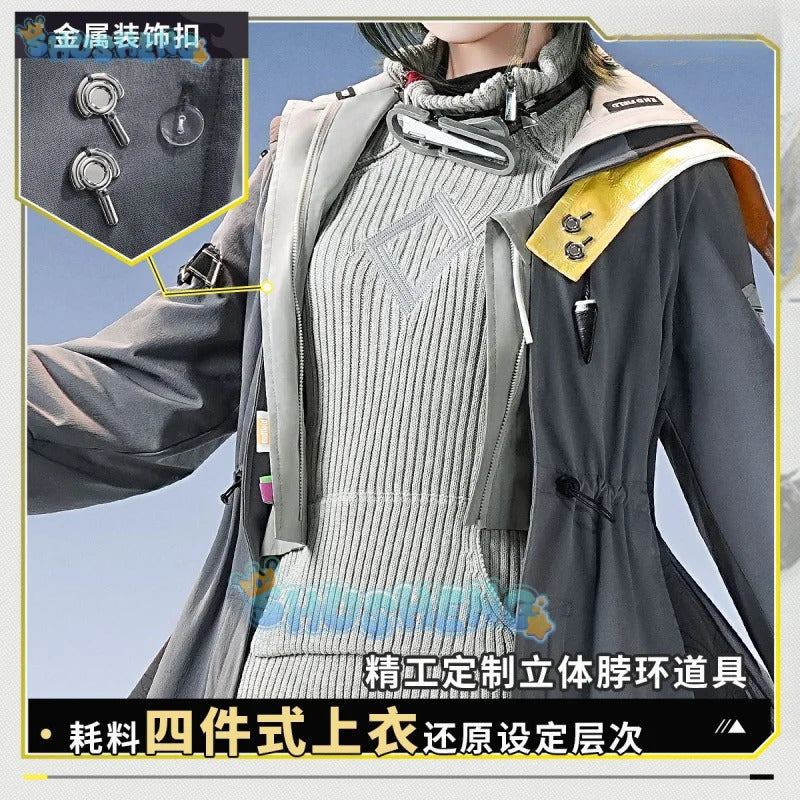 Arknights: Endfield Endministrator B Cosplay Costume Uniform Halloween Carnival Party Christmas Play Role Clothes Clothing