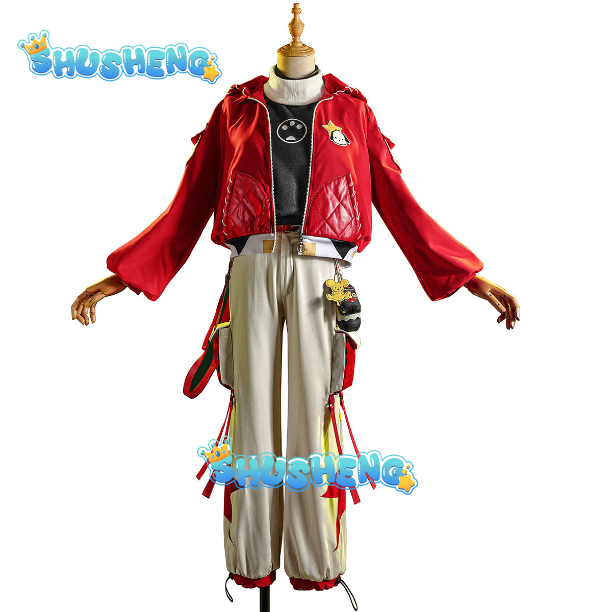 Games Identity V Prisoner Cosplay Luca Balsa Pochaco Costume Cosplay Outfit Wig For Hallowmas Christmas Role Play Women Men