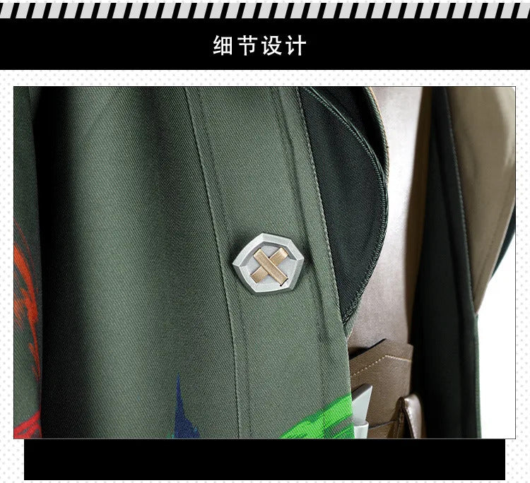 LoL Arcane:League of Legends2 Ekko Cosplay Costume Game Party Uniform Hallowen Carnival Role Clothes Clothing Shusheng
