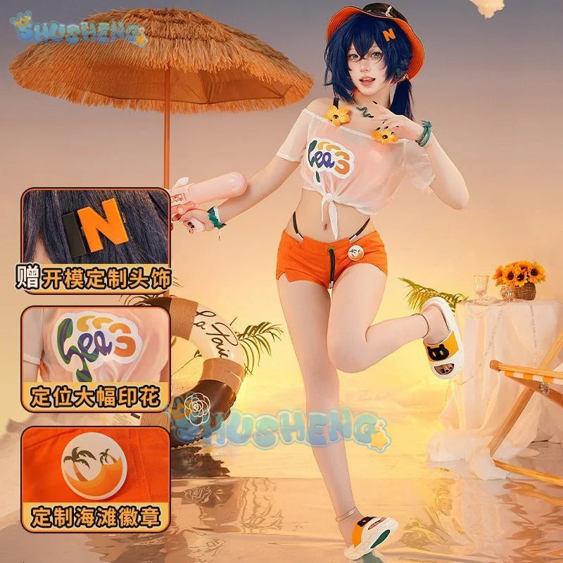 Game Zenless Zone Zero Belle Cosplay Costume Uniform Halloween Carnival Party Christmas Play Role Clothes Summer Clothing