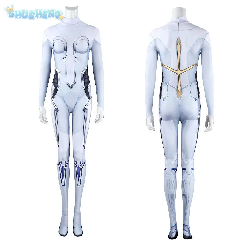 Shusheng-R Superhero Dagger Tandy Bowen Cosplay Rivals Costume Halloween Women's Fantasia jumpsuit outerwear shoes set fashionable uniform