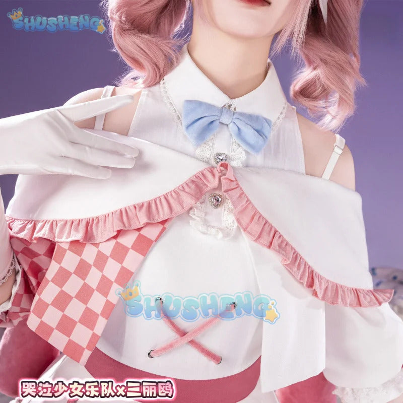 Girls Band Cry Nina 486 Tomo Hina Cosplay Costume Uniform Halloween Carnival Party Christmas Play Role Clothes Clothing