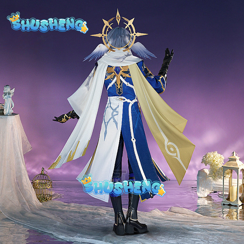 Star Rail Sunday Harmony New Skin Cosplay Costume Sunday Wig Hair Cosplay for Men Role Play Party Outfits
