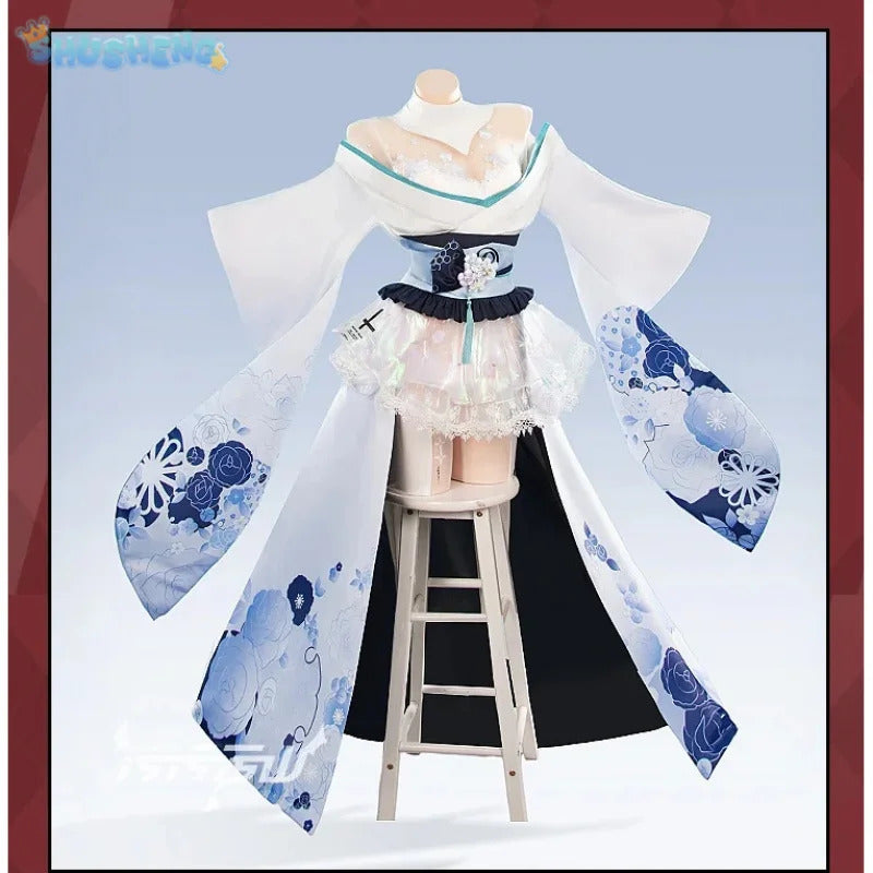 NIKKE:The Goddess of Victory Cinderella Cosplay Costume Halloween Party Elegant Kimono Dress Props Wig Gloves Woman New Uniform