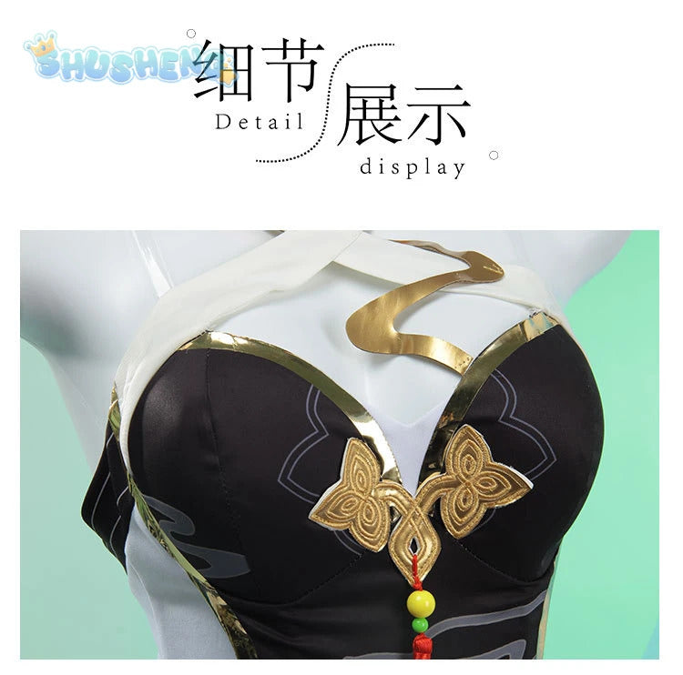 Game honkai: Star rail lingsha cosplay anime women fashion costume role play clothing Halloween carnival outfit full set