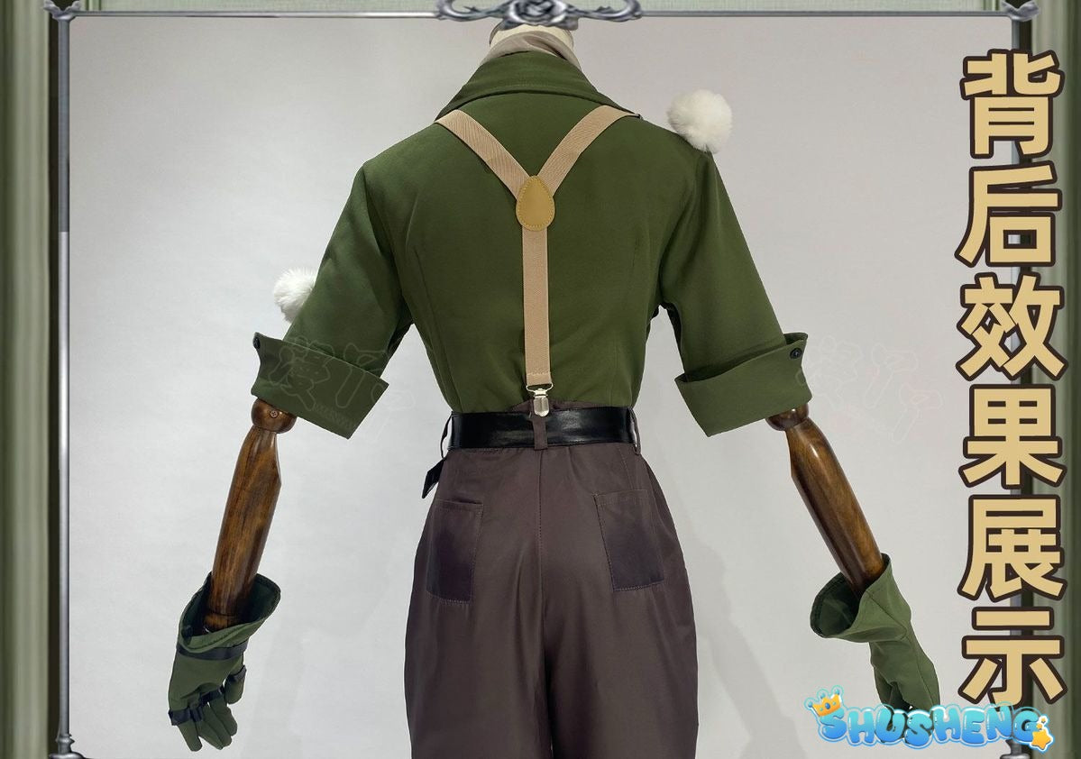 Norton Campbell Prospector Cosplay Identity Ⅴ Costume Hat glasses prop accessorie original skin set party carnival uniform