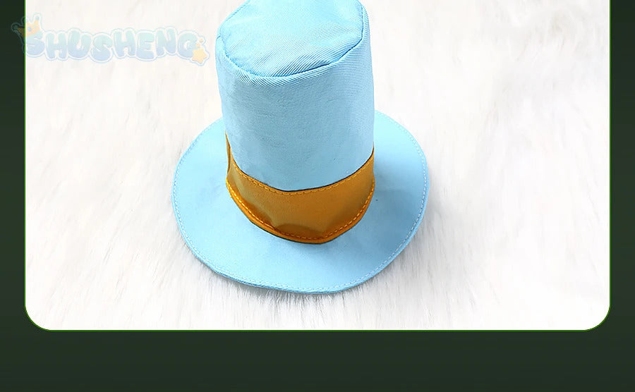 Game Twisted Wonderland Cosplay Gidel playfulland Costume hat, tail, Coat, Halloween party handy Woman Men Gidel uniform