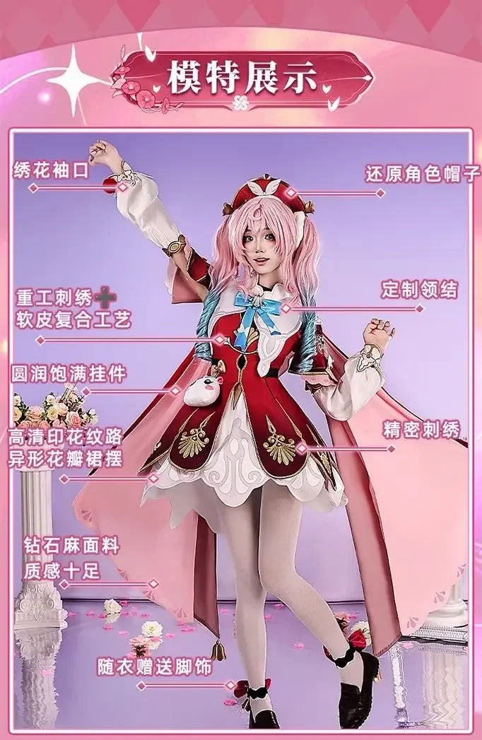 Hyacine Cosplay Costume Game Honkai:Star Rail Hyacinthia Uniform Halloween Carnival Party Christmas Play Role Clothes Clothing