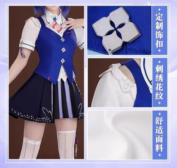 Honkai Impact 3 Seele Vollerei Cosplay Costume Uniform Halloween Carnival Party Christmas Play Role Clothes Clothing for Women