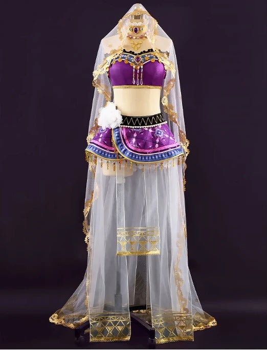 Anime Nozomi Tojo Love Live!Cosplay Muse dancer Costume Halloween Party Sexy Dress Accessories Prop Set Women Gorgeous Uniform