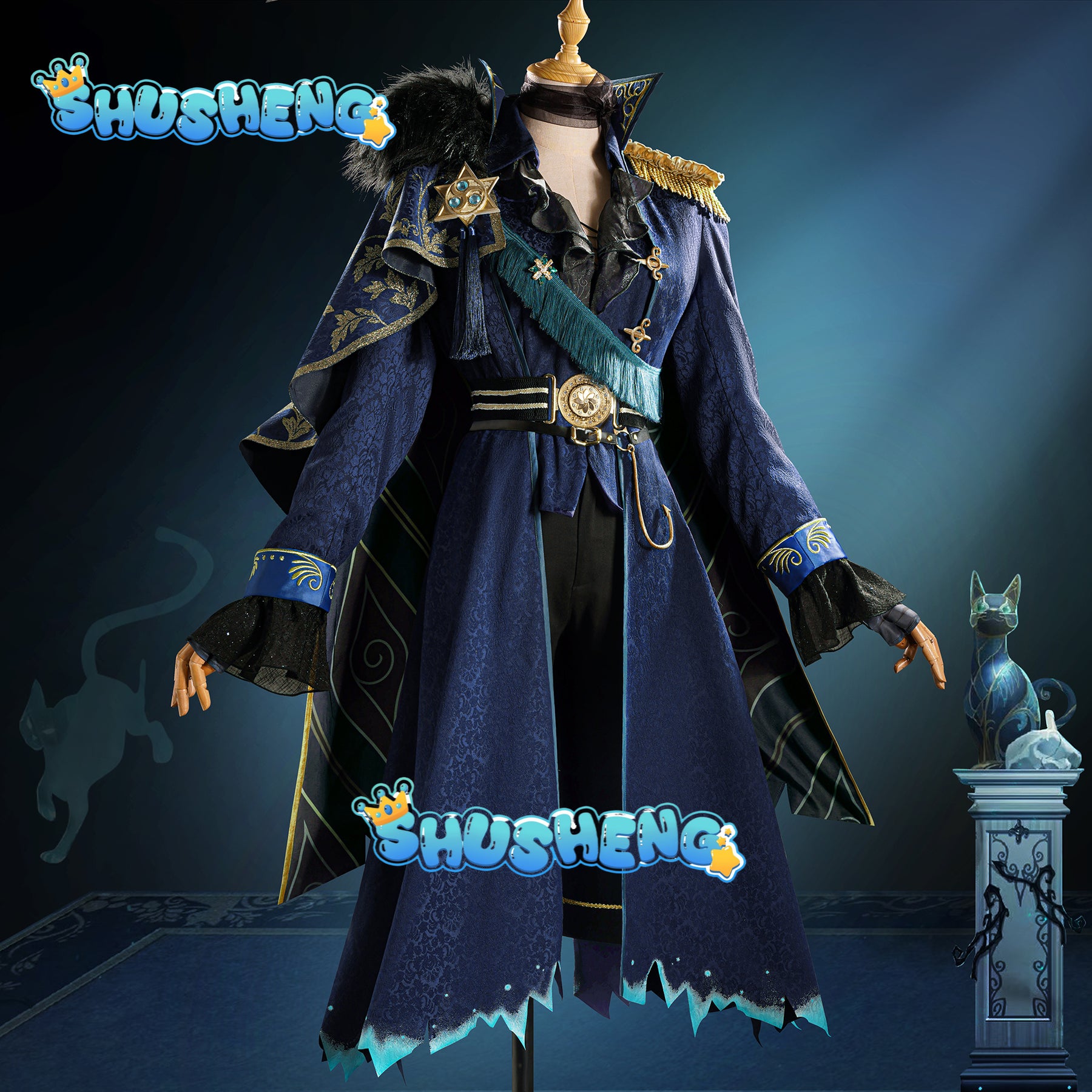 Alva Lorenz Game Identity Ⅴ Cosplay Hermit Costume High quality fashionable coats props accessories uniforms Halloween party set