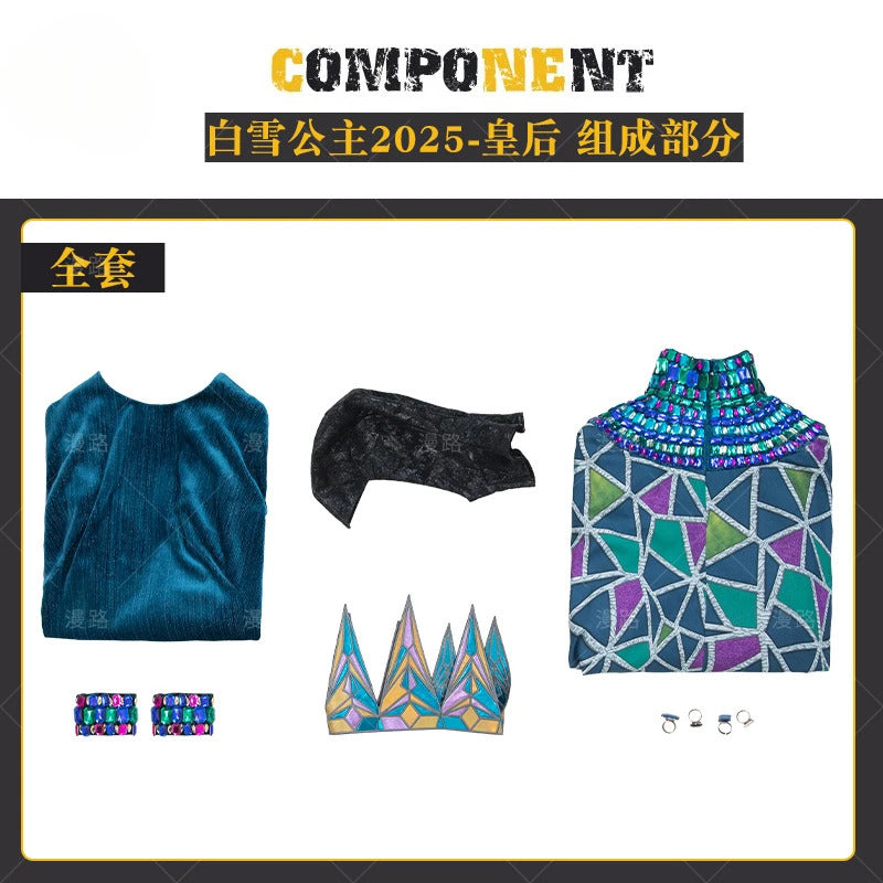 The Evil Queen Cosplay Costume Uniform Halloween Carnival Party Christmas Play Role Clothes Clothing for Women