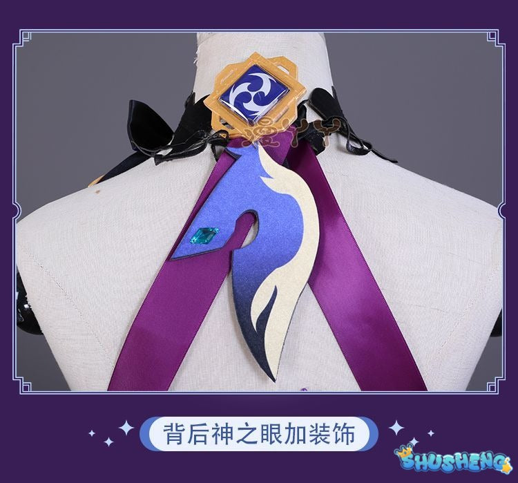 Genshin Impact New Skin Keqing Cosplay Costume Uniform Wig Anime Chinese Style Halloween Costumes Game Opulent Splendor