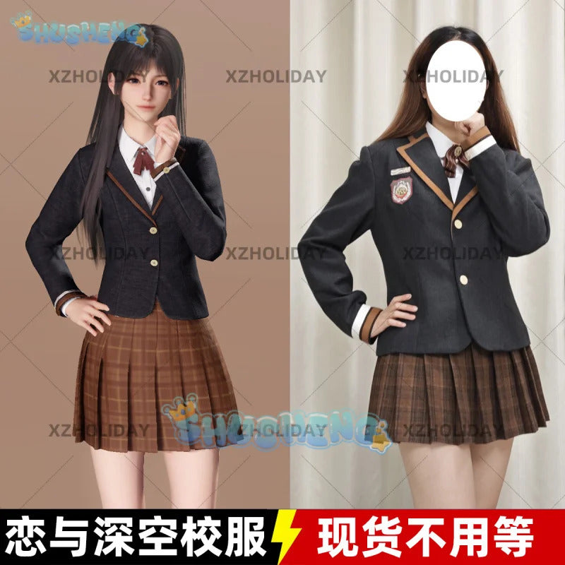 Game Love And Deepspace Heroines Cosplay Costume Uniform Halloween Party Women Carnival Outfit