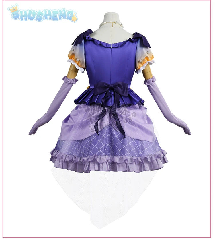 Lovelive Heanna Sumire Liella Nonfiction Cosplay Costume Necklace Accessories Gloves Socks Girl Cute Lolita Halloween Party Set