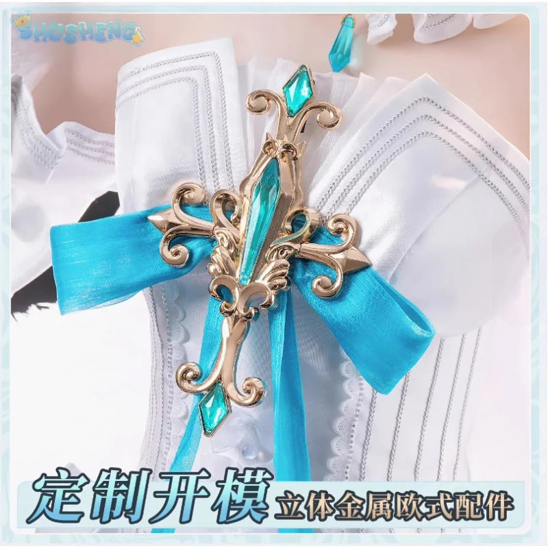 Anime Miku Cospaly miku Costume Jumpsuit skirt leg, tie socks headwear, props accessories complete set Halloween women uniform