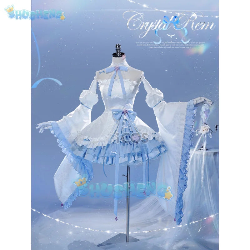 Rem Cosplay Costume Re -Starting Life in Another World Uniform Halloween Carnival Party Christmas Play Role Clothes Clothing