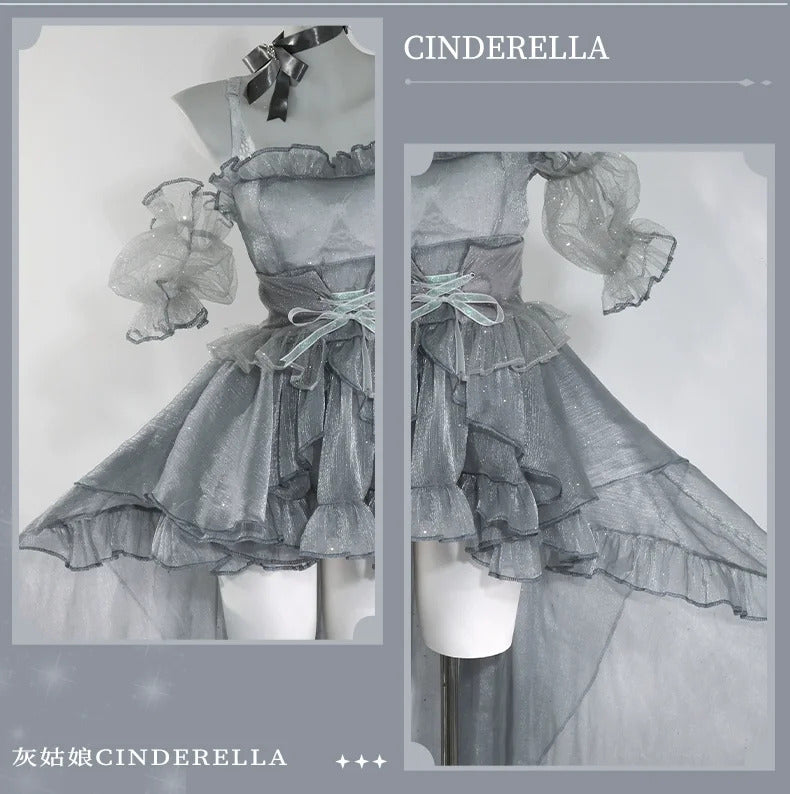 Goddess Of Victory: Nikke Cinderella Crystal Princess Cosplay Costume Cos Game Anime Party Uniform Hallowen Play Role Clothes