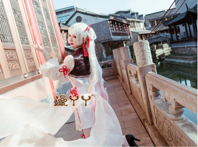 Shiranui Onmyoji Shiranui Cosplay Costume Halloween party dress female cheongsam