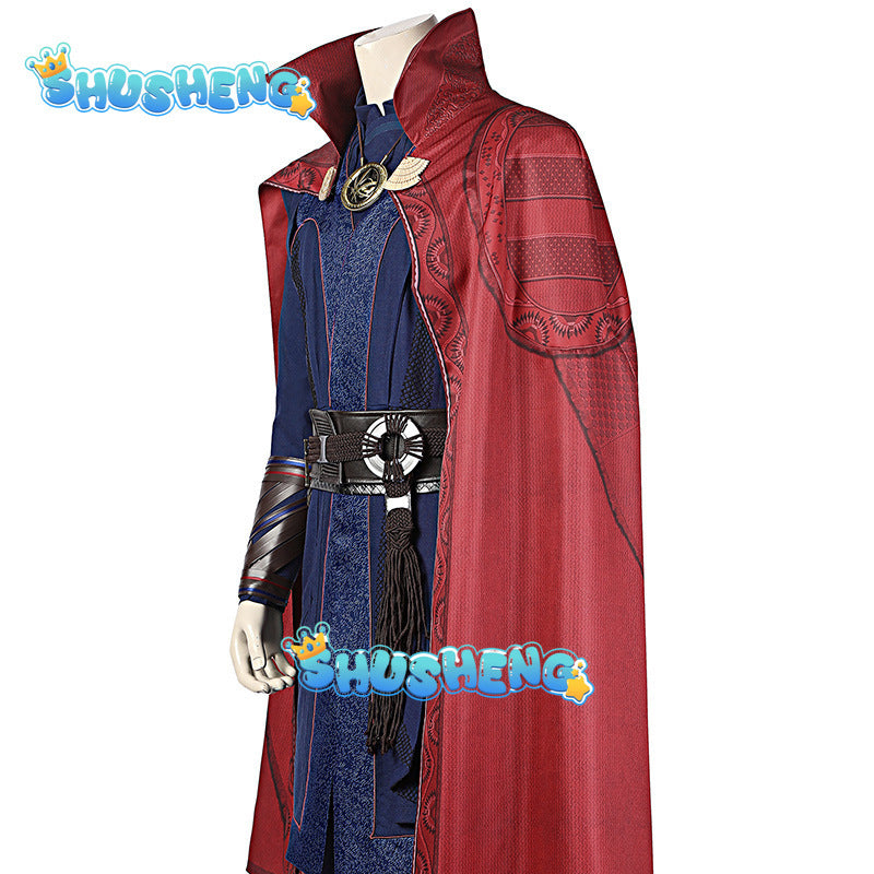 Doctor Strange Costume Stephen Strange Halloween Outfits The Multiverse of Madness Cosplay Suit Cloak