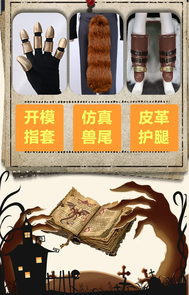 Identity Ⅴ Naib Subedar Mercenary Cosplay Artillery gunner Costume Halloween new men women high-quality uniform prop full set
