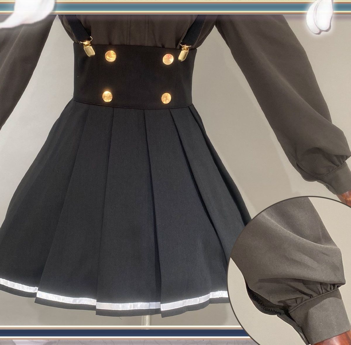 Anime Spy Classroom Hanazono Lily Cosplay Costume Wig Shirt Skirt Girls JK School Uniform Halloween