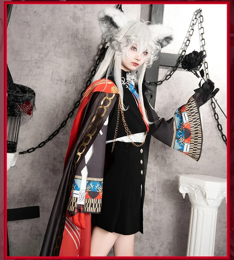 Arknights Lappland The Decadenza Cosplay Costume Uniform Halloween Carnival Party Christmas Play Role Clothes Clothing for Women