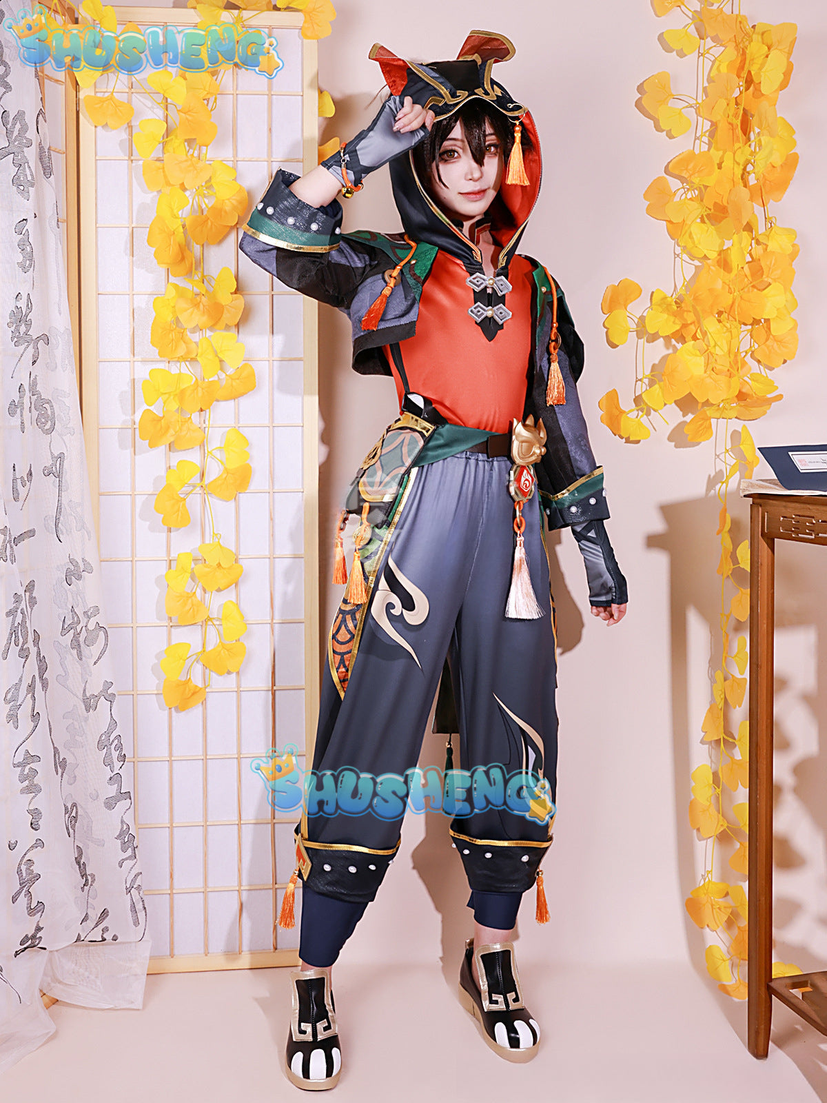 Game GenshinImpact Gaming Cosplay Costume Role Play Comic Con Hallowmas Party Wigs Anime