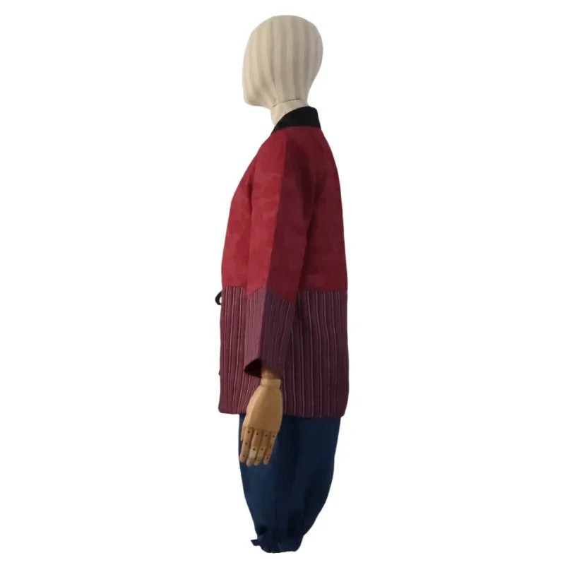 Anime DAN DA DAN Hashaka Baba Cosplay Highway Baba Costume Halloween Party New Coat Pants Set Men Women Casual Uniform S-XXL