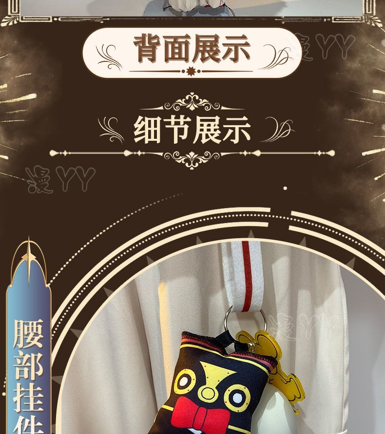 Prisoner Luca Balsa Cosplay Game Identity V Cosplay Costume Red Uniforms Coat Hat Wig Suits Party Play Clothes for Men Women