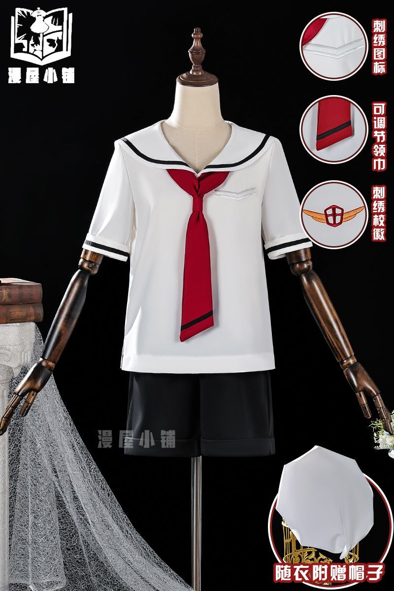 Anime Magic Card Captor Cardcaptor Li Syaoran Cosplay Costume Wig Summer JK School Uniform Shirt Woman Lovely Campus Suit