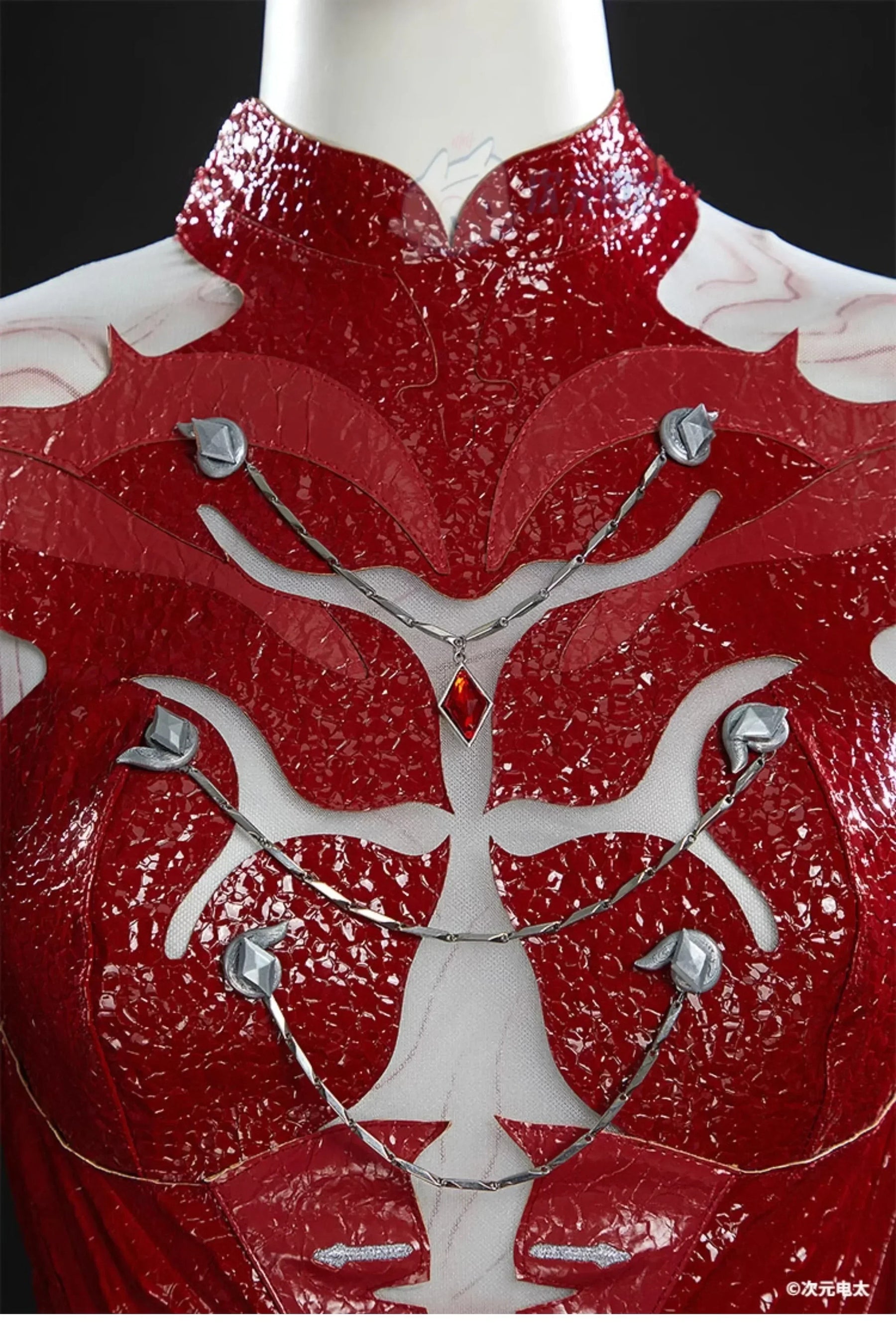 Orin The Red Baldur's Gate 3 Cosplay Costume Halloween party sexy leather blood red jumpsuit armor props wig uniform Woman set