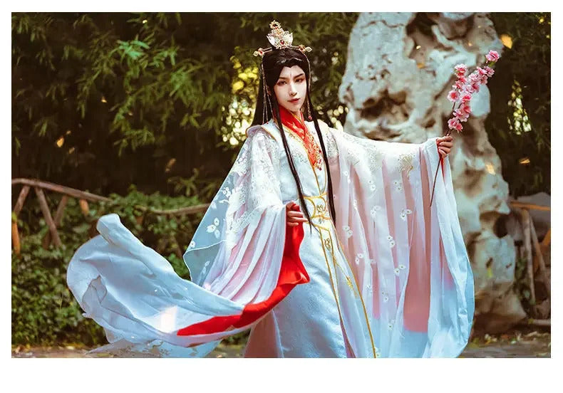 Shusheng-R Novel Heaven Official's Blessing Xie Lian Cosplay peacock Costume Halloween Carnival Chinese Style Fashion Hanfu Dress Man Set