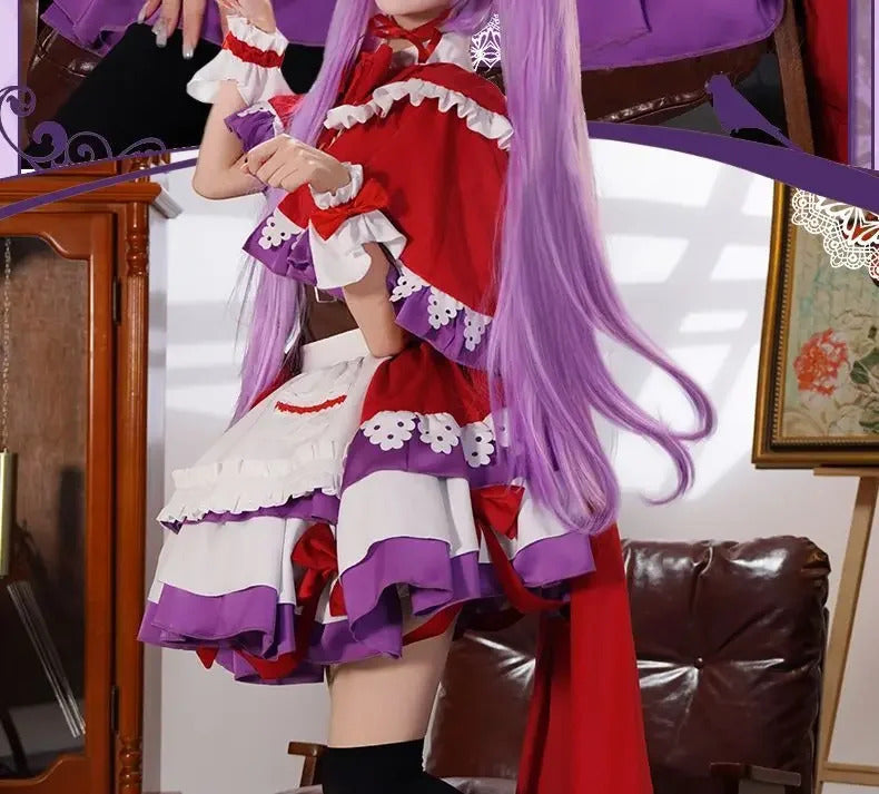 Manaka Laala cosplay 10th Anniversary Christmas red lolita dress Anime Pripara costume party gift girl accessories sweet new set